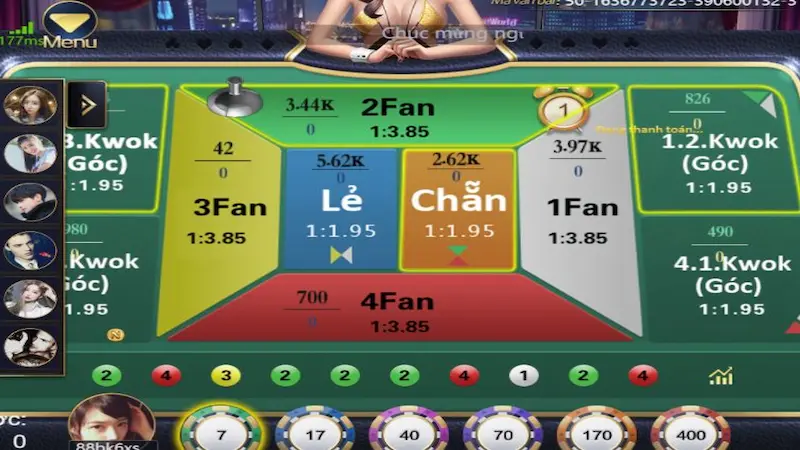 Nguyên lý hoạt động của trò chơi Fantan
